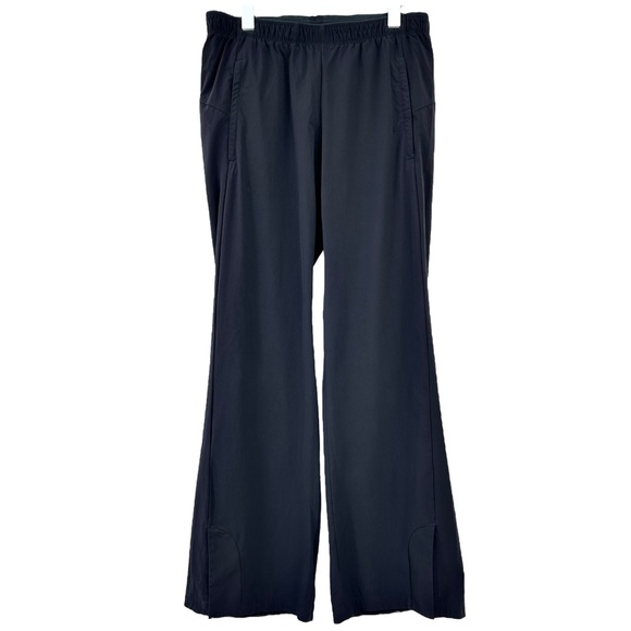 Paskho Black Lightweight Relaxed Loose Fit Wide Straight...